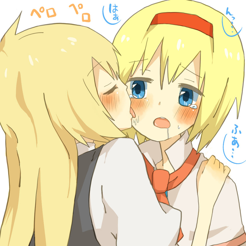 kirisame marisa and alice margatroid (touhou) drawn by orange_(bibiko)