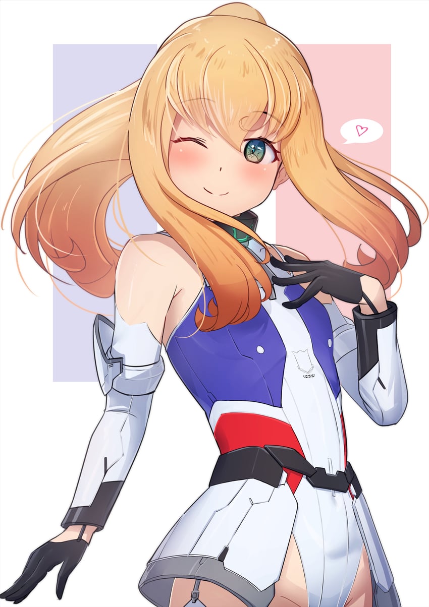 noelle francisca (alice gear aegis) drawn by origami_yakko