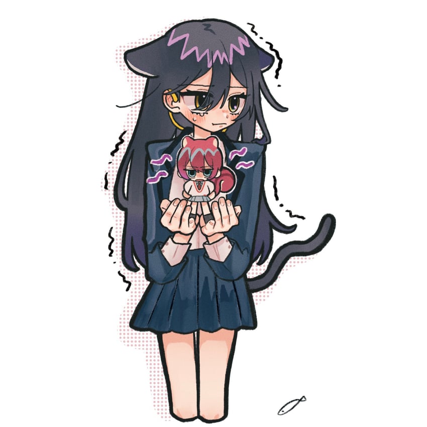 amate yuzuriha and nyaan (gundam and 1 more) drawn by iriko_(ooo_uo9)