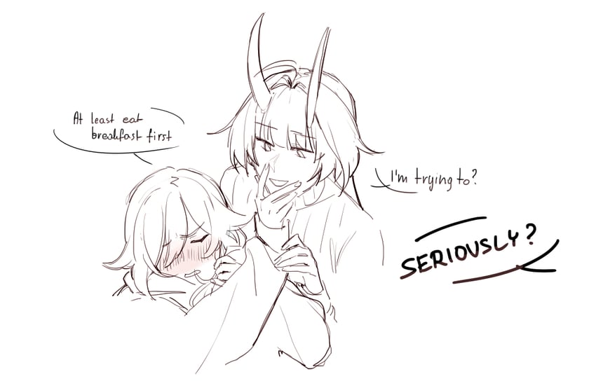 raiden mei and fu hua (honkai and 1 more) drawn by maiqo