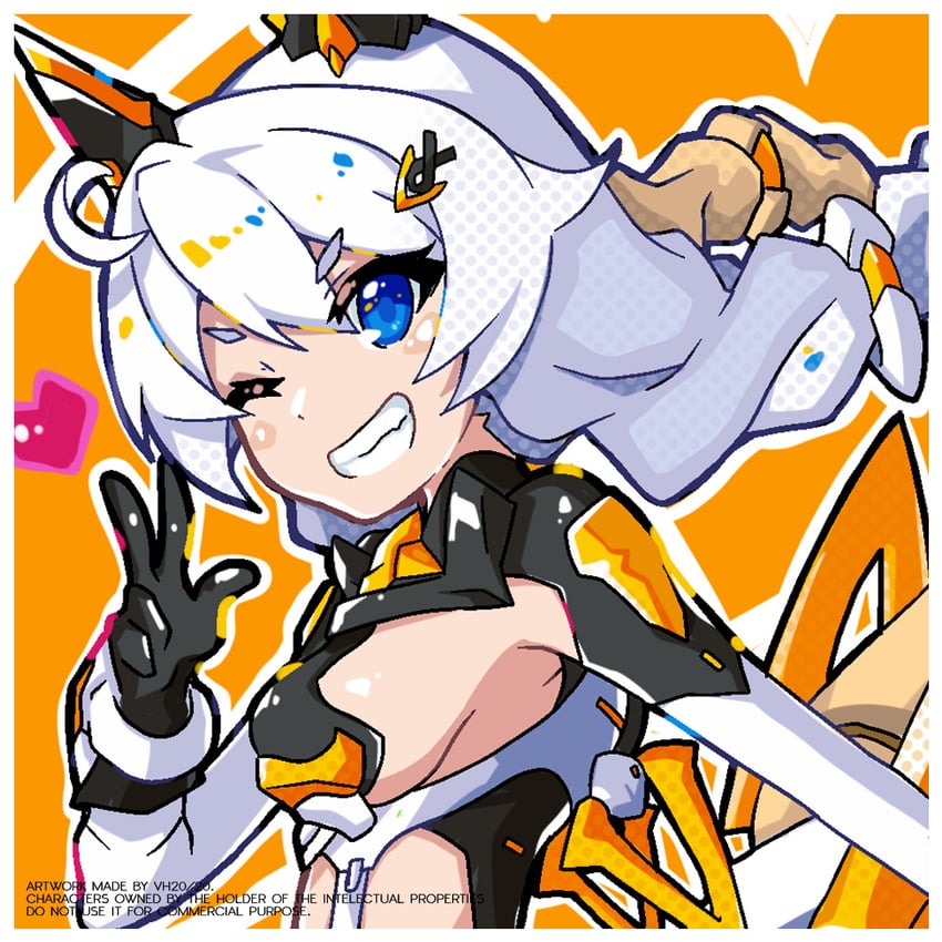 kiana kaslana (honkai and 1 more) drawn by vistahero