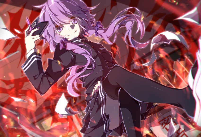 yuzuki yukari (vocaloid and 2 more) drawn by aosaki_yato