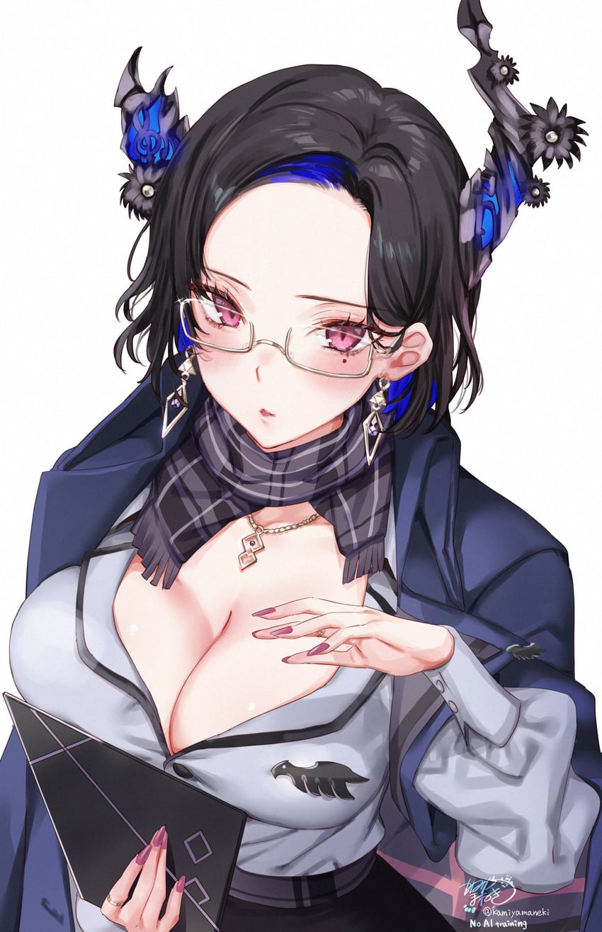 nerissa ravencroft (hololive and 1 more) drawn by kamiya_maneki