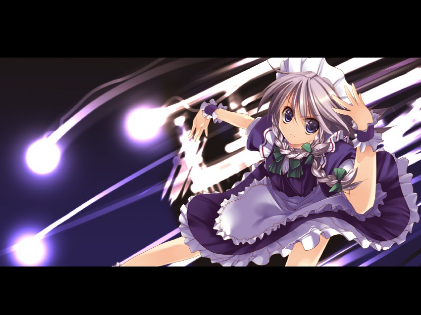 izayoi sakuya (touhou and 1 more) drawn by arikawa_satoru