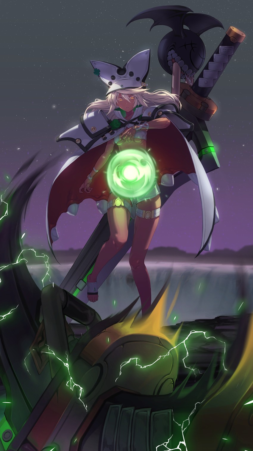 ramlethal valentine and lucifero (guilty gear and 1 more) drawn by k1_(erin22)