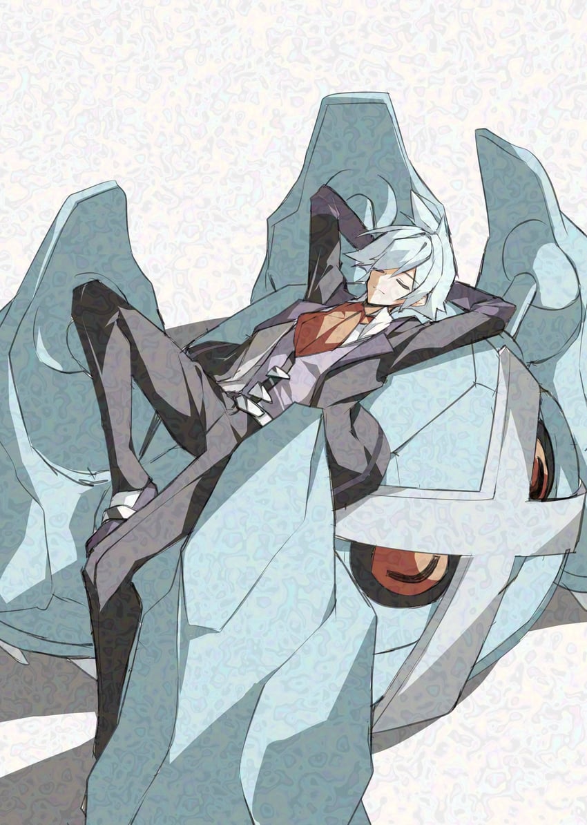 steven stone and metagross (pokemon and 1 more) drawn by cloudsmoothie