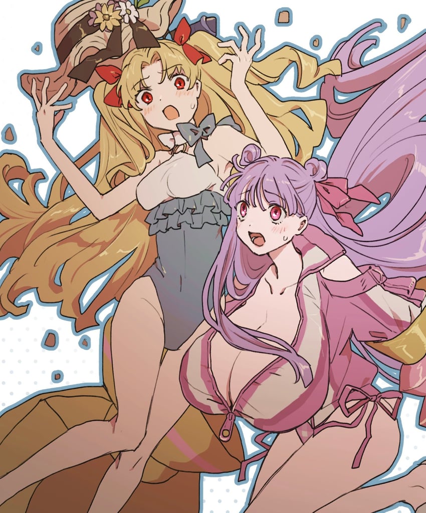 ereshkigal, space ereshkigal, and passionlip (fate and 1 more) drawn by m_12170