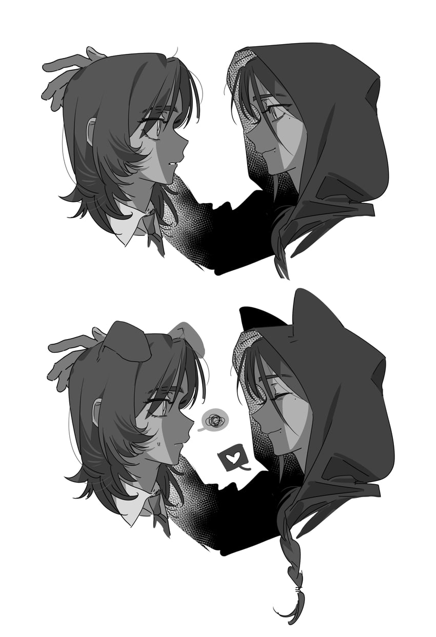 yoo je-i and woo seul-gi (friendly rivalry) drawn by molu_stranger
