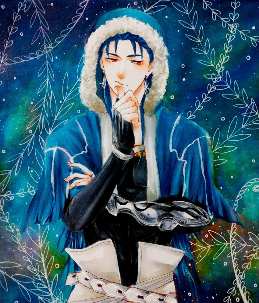 cu chulainn (fate and 1 more) drawn by zeroitsu