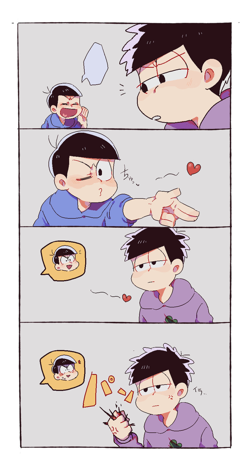 matsuno karamatsu and matsuno ichimatsu (osomatsu and 2 more) drawn by lya_(16335575)