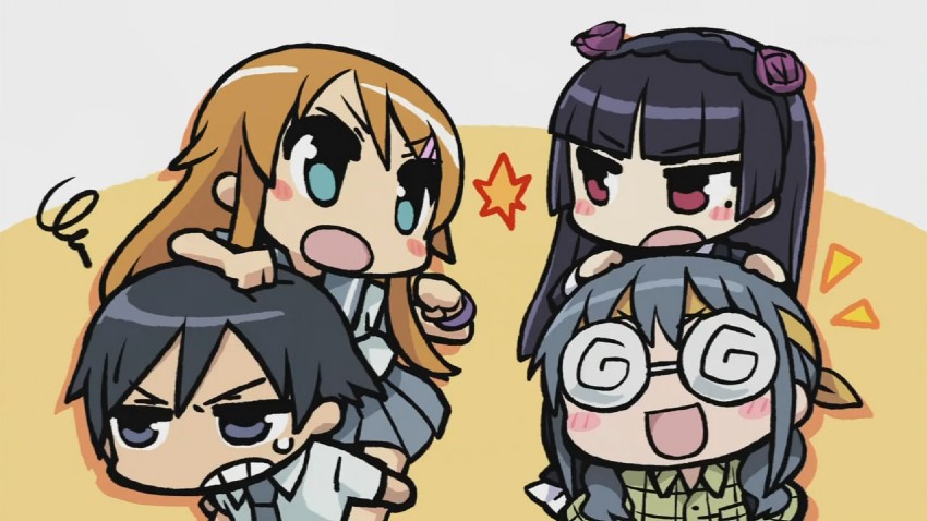 gokou ruri, kousaka kirino, kousaka kyousuke, and makishima saori (ore no imouto ga konna ni kawaii wake ga nai) drawn by chan_co