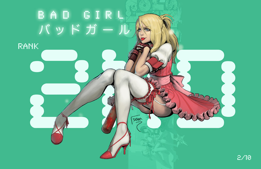 bad girl (no more heroes) drawn by david_semsei