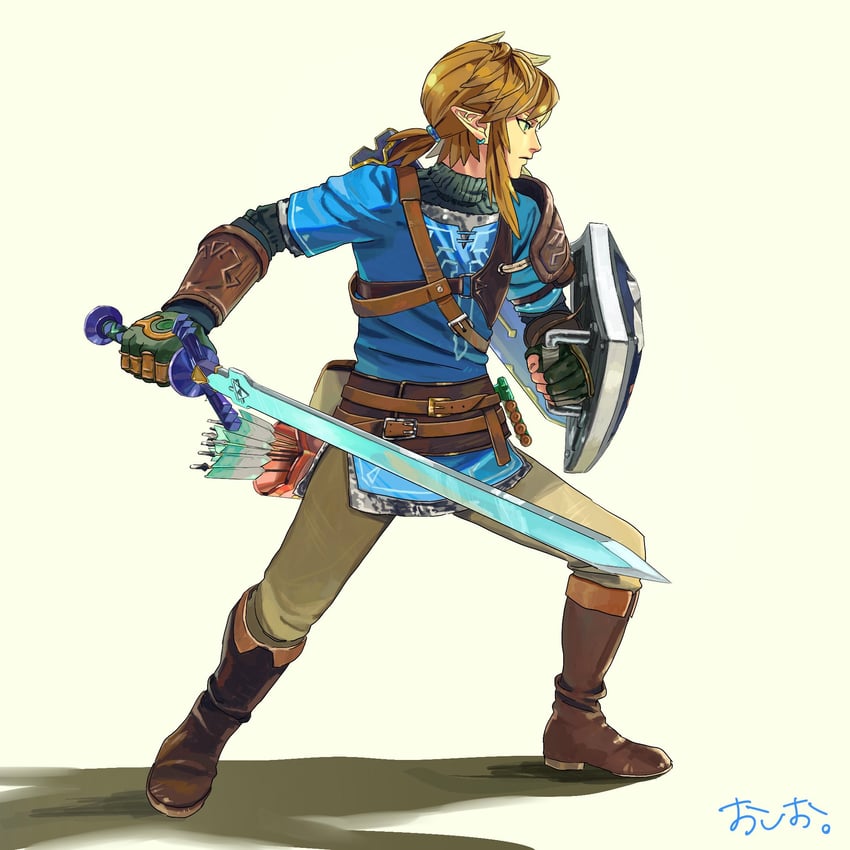 link (the legend of zelda and 1 more) drawn by oshio_0809