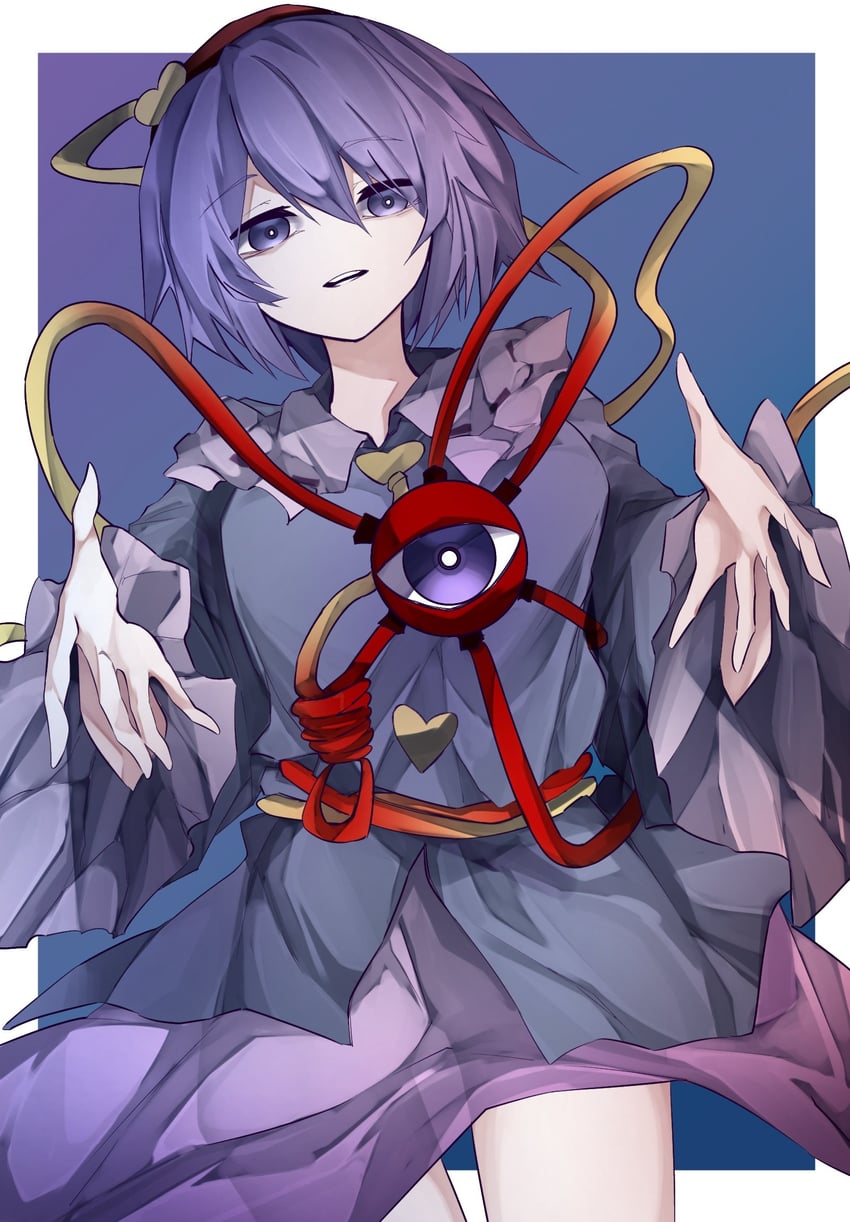 komeiji satori (touhou) drawn by vivo_(vivo_sun_0222)