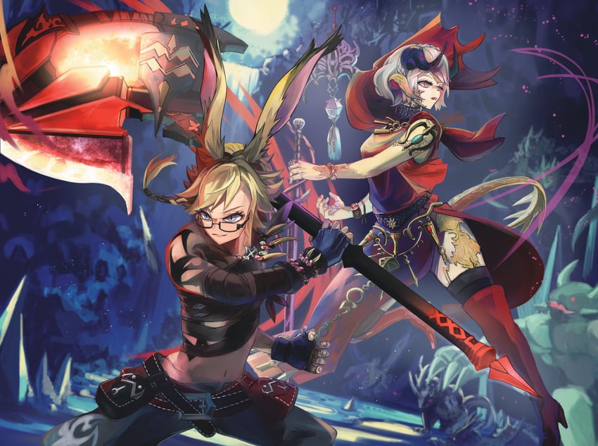 warrior of light, red mage, and warrior (final fantasy and 1 more)