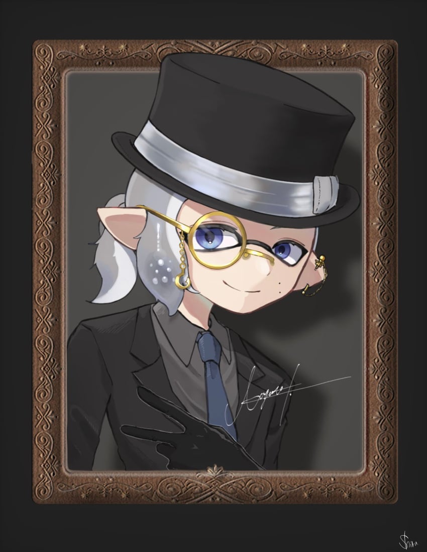 inkling player character and inkling boy (splatoon and 1 more) drawn by shirayuz1