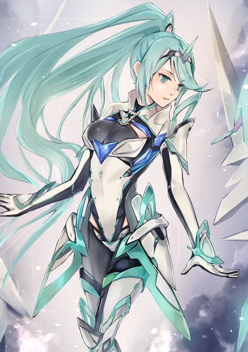 pneuma (xenoblade chronicles and 1 more) drawn by uyumizyunco