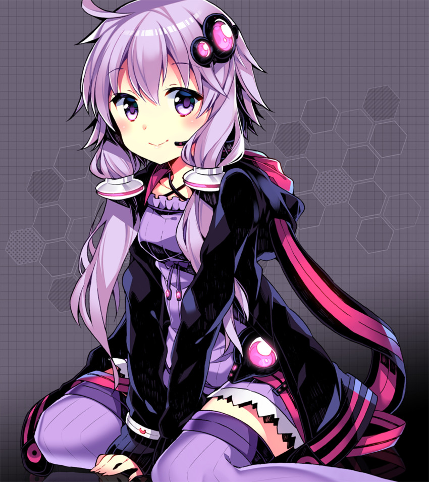 yuzuki yukari (vocaloid and 1 more) drawn by kurisu_toshi