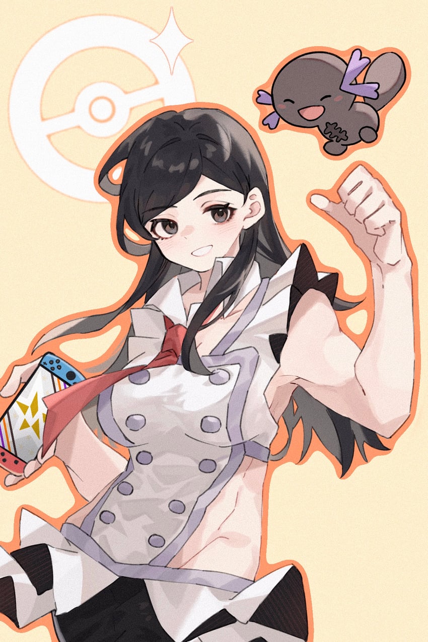 paldean wooper and eri (pokemon and 1 more) drawn by dafenpipixia