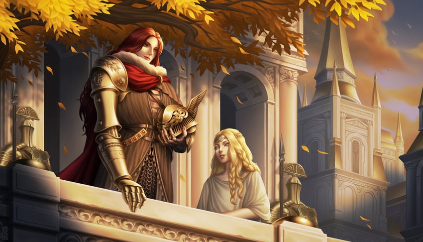 malenia blade of miquella, miquella, and leyndell knight (elden ring) drawn by mikezeddart