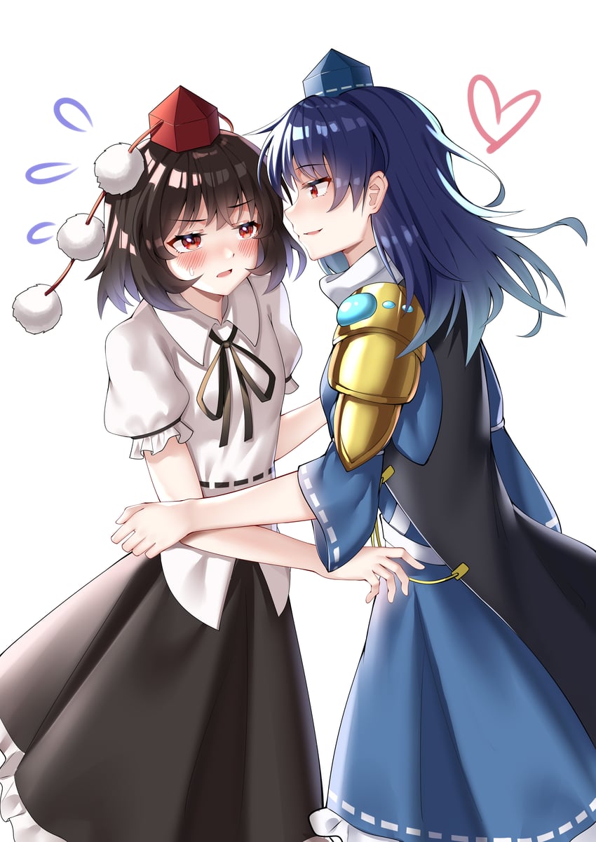 shameimaru aya and iizunamaru megumu (touhou) drawn by ailu_elf