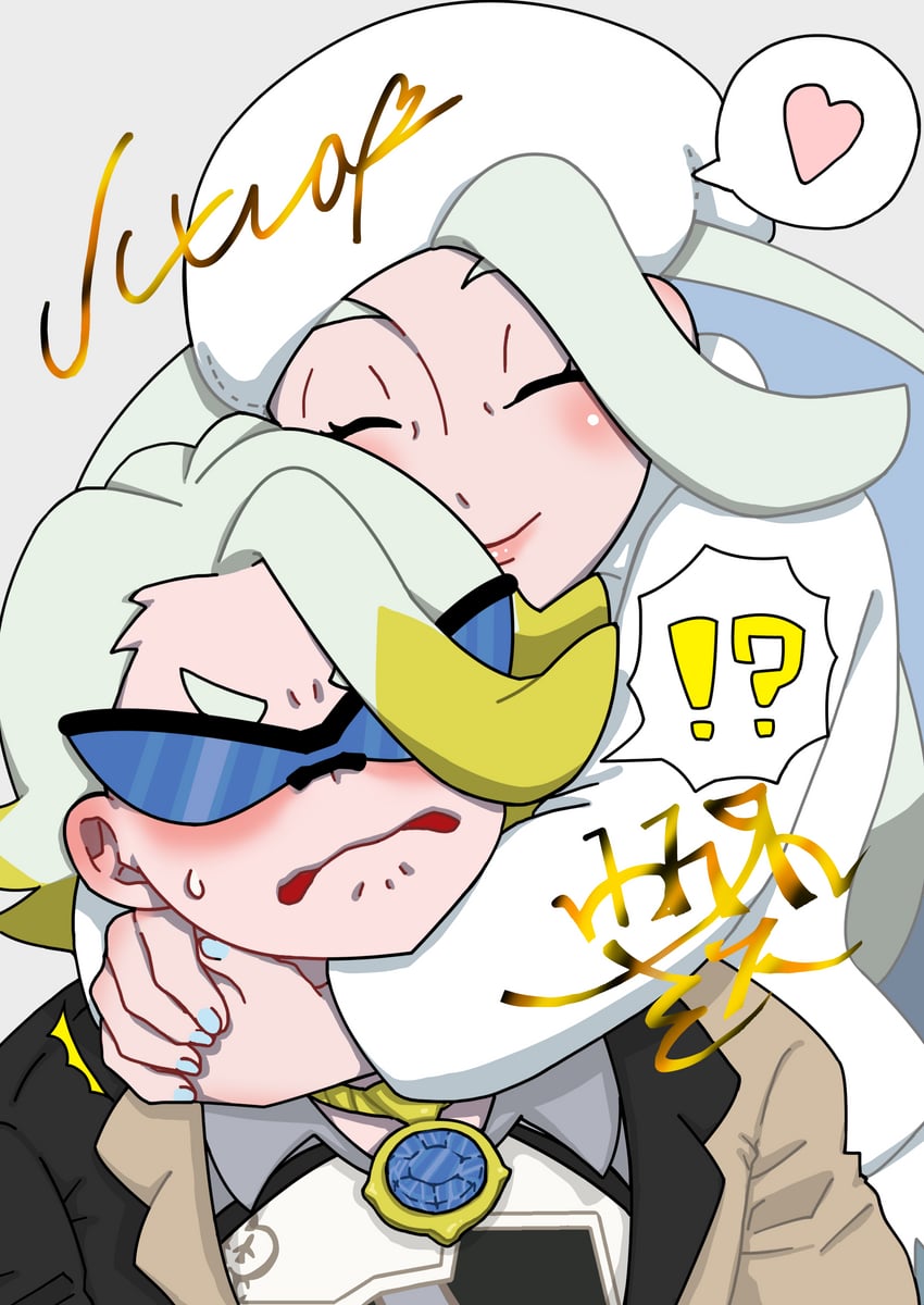 melony and gordie (pokemon and 1 more) drawn by shicheju