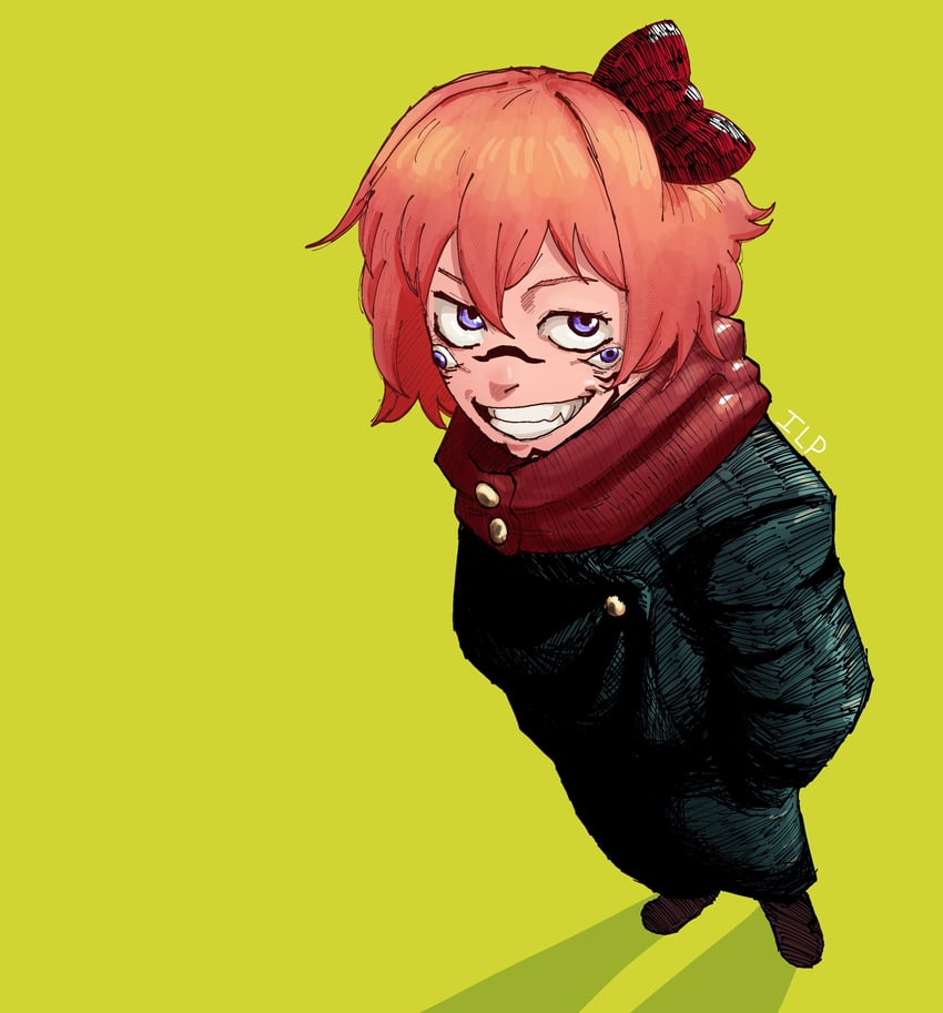 ryoumen sukuna and sayori (jujutsu kaisen and 1 more) drawn by mixerplayz69