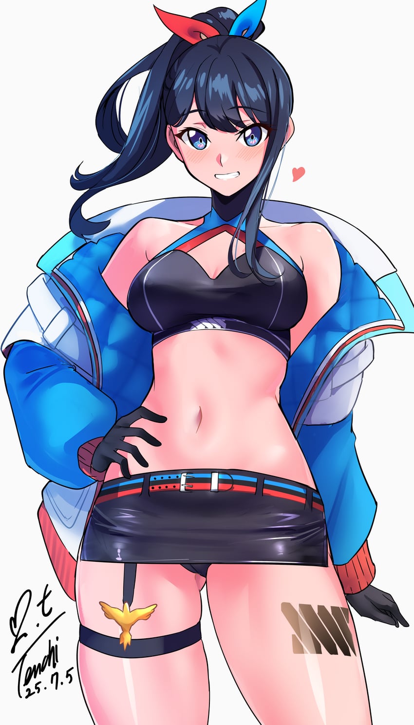 takarada rikka (gridman universe and 1 more) drawn by yoo_tenchi