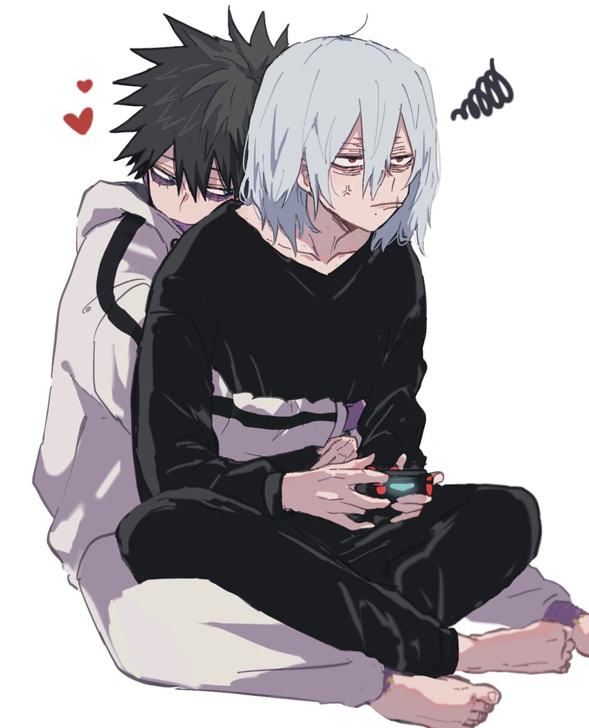 dabi and shigaraki tomura (boku no hero academia) drawn by ametaro_(ixxxzu)