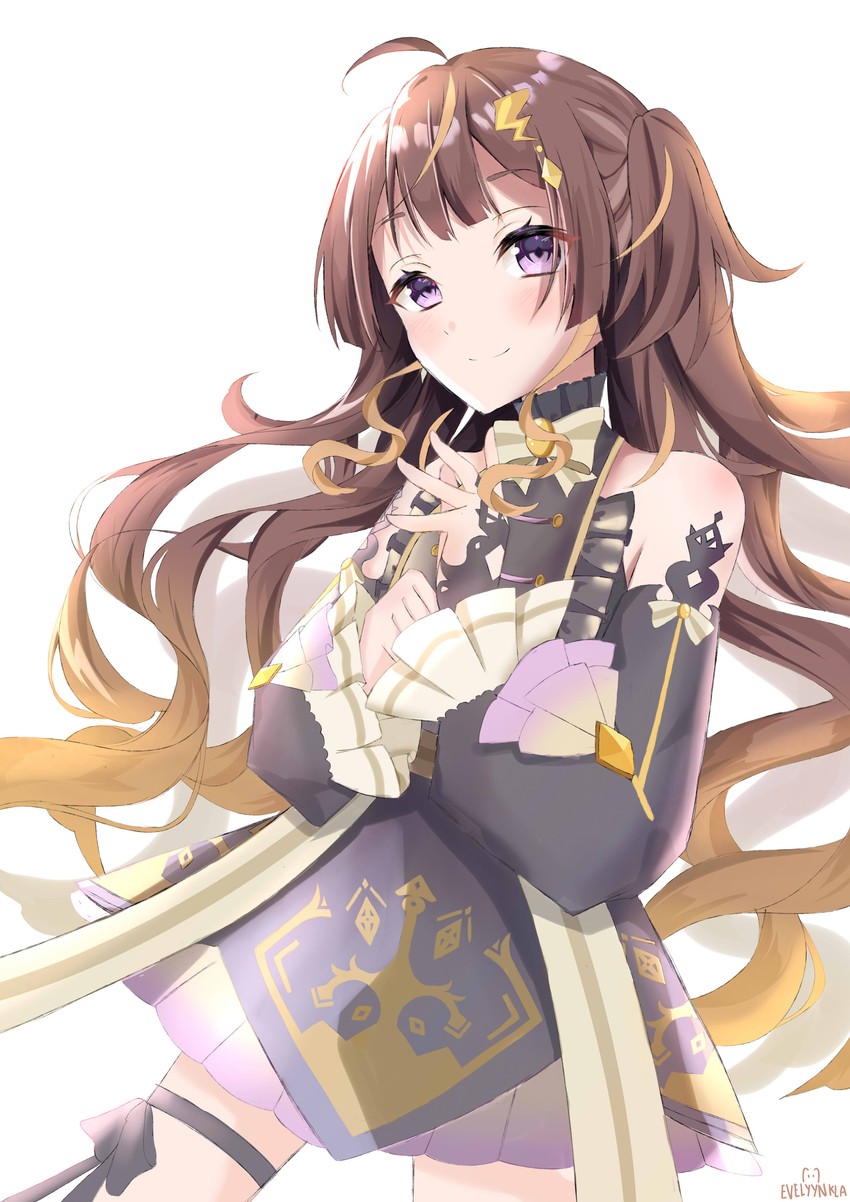 anya melfissa (hololive and 1 more) drawn by evelyynkla