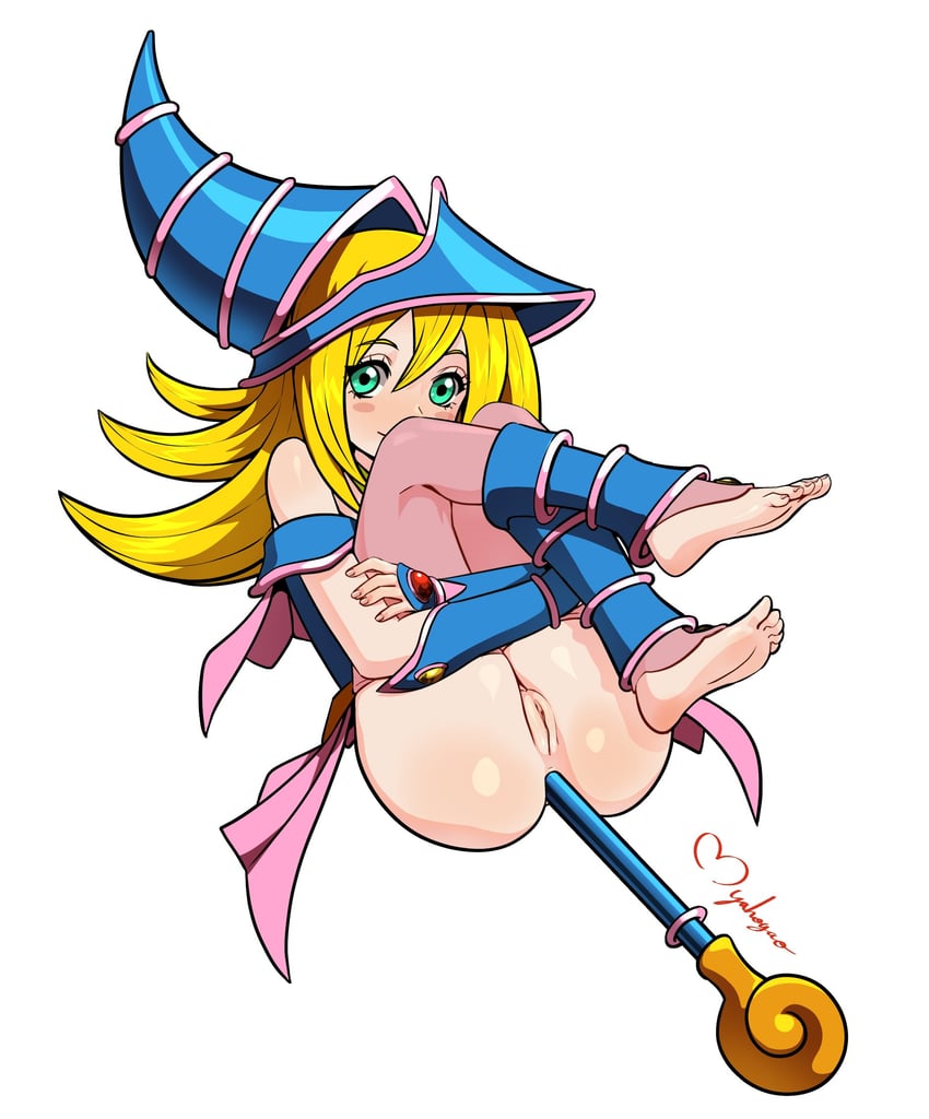 dark magician girl (yu-gi-oh!) drawn by maho_malice
