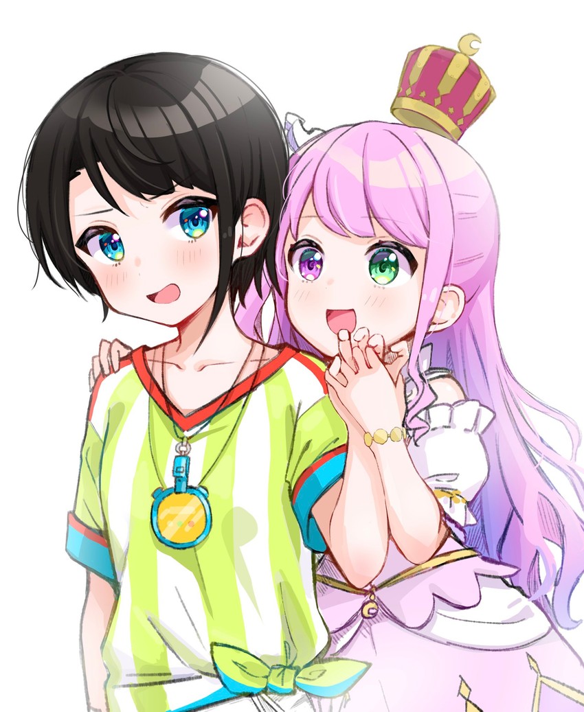 oozora subaru and himemori luna (hololive) drawn by kirome_toru_2
