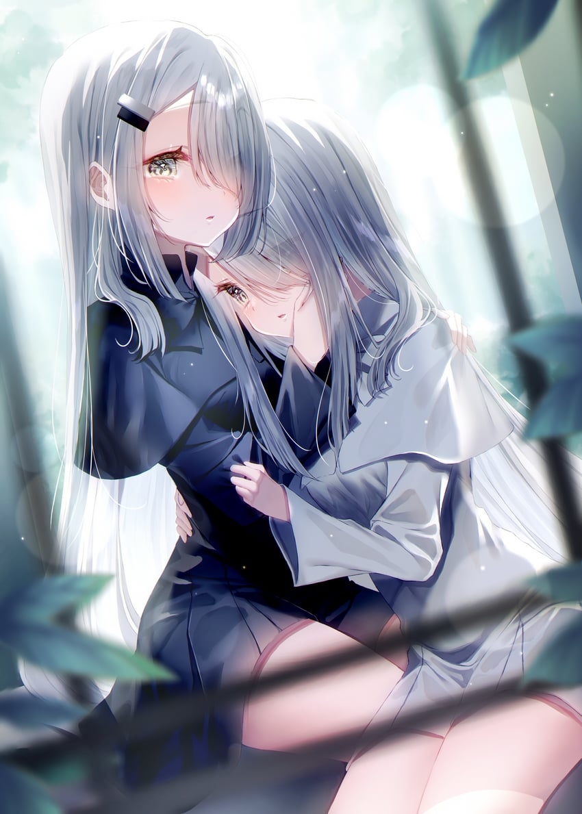 noir (indie virtual youtuber and 1 more) drawn by touki_matsuri