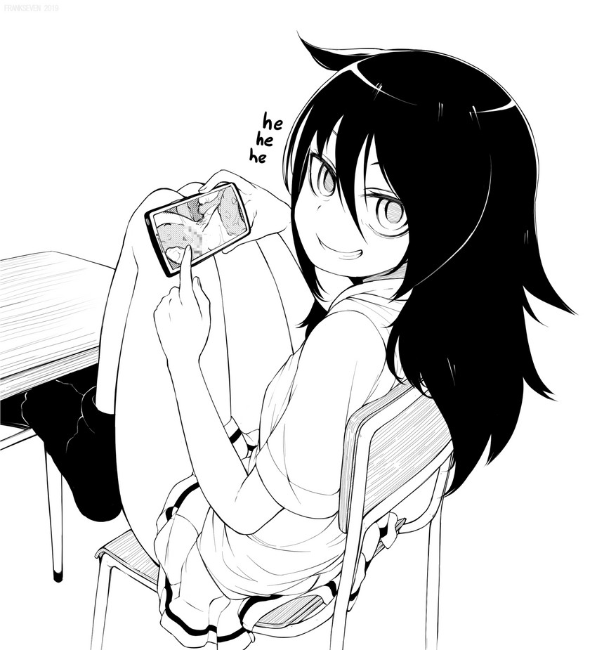 kuroki tomoko (watashi ga motenai no wa dou kangaetemo omaera ga warui!) drawn by frankseven