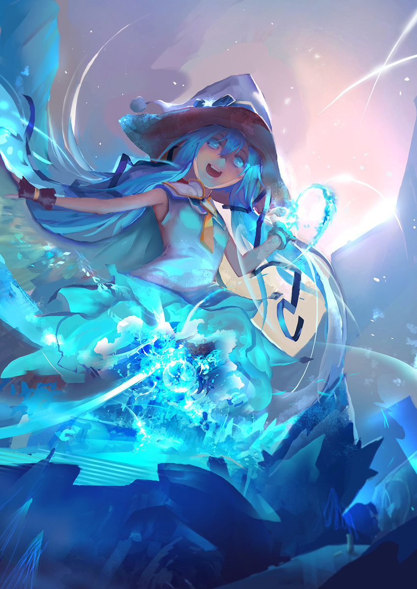 hatsune miku and yuki miku (vocaloid and 1 more) drawn by rabbit_(tukenitian)