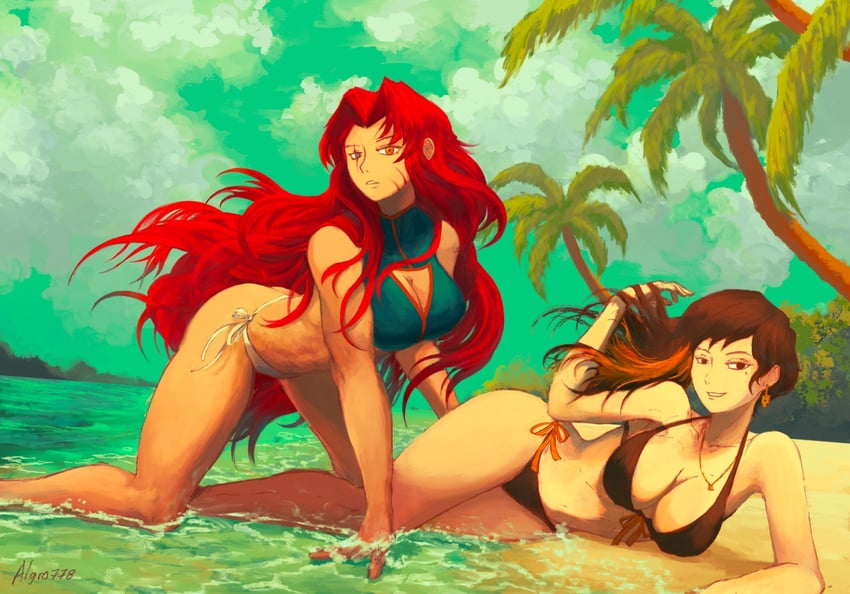 binah and gebura (project moon and 1 more) drawn by algro778
