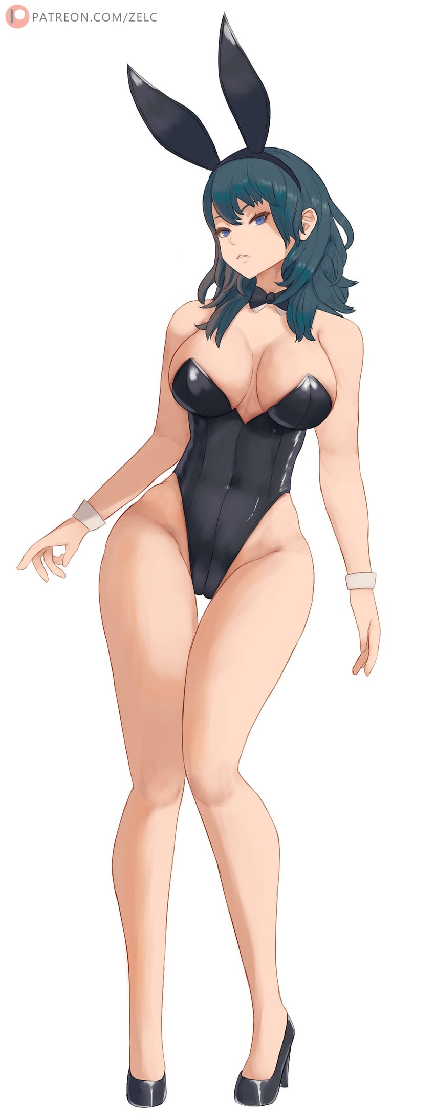 female byleth (fire emblem and 2 more) drawn by zelc-face