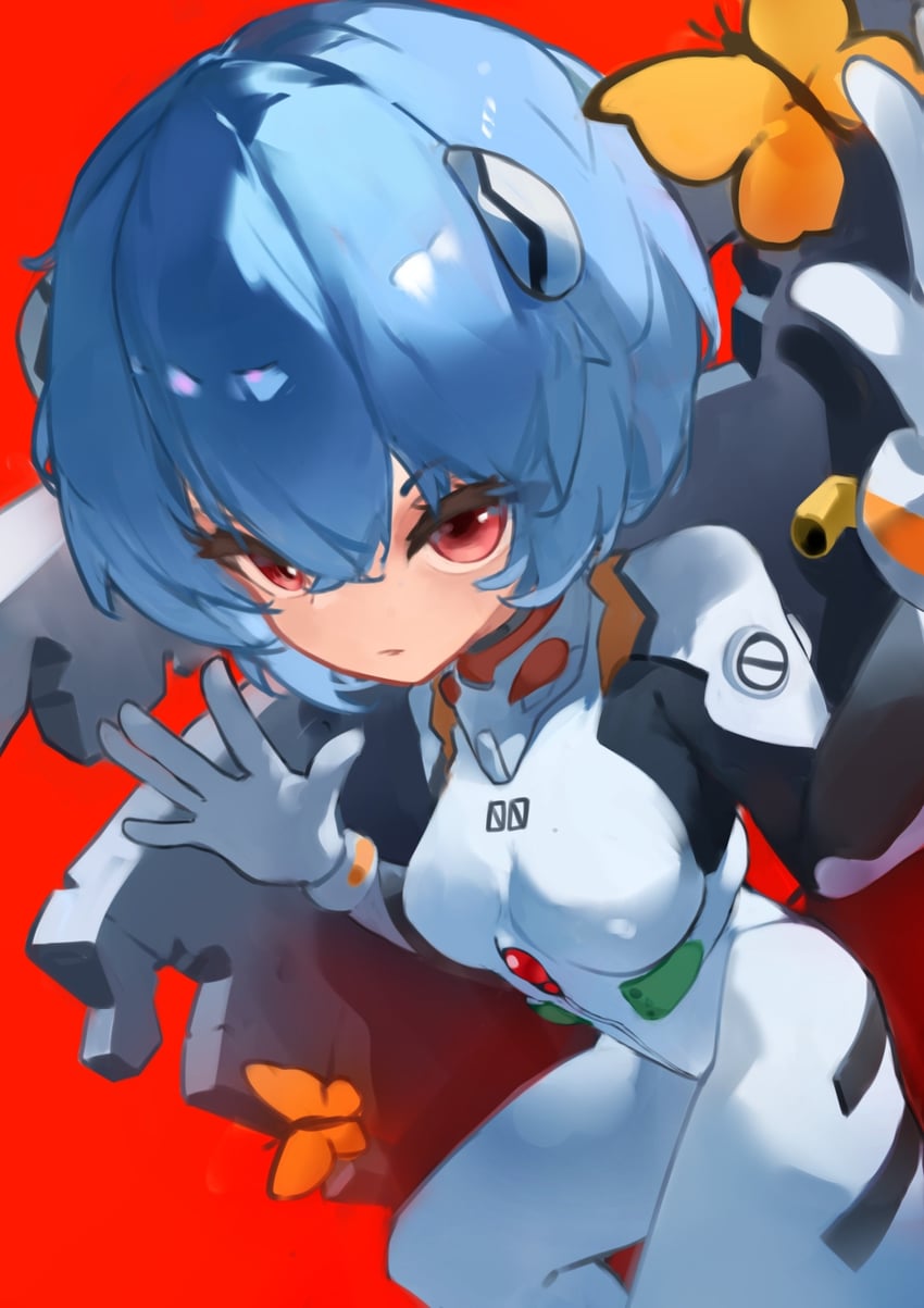 ayanami rei (neon genesis evangelion) drawn by teri_(user_aywr4824)