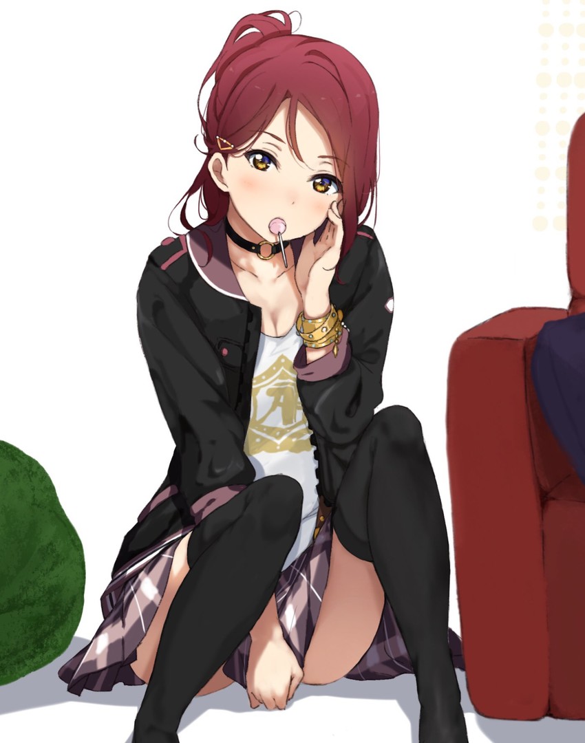 sakurauchi riko (love live! and 1 more) drawn by icehotmilktea
