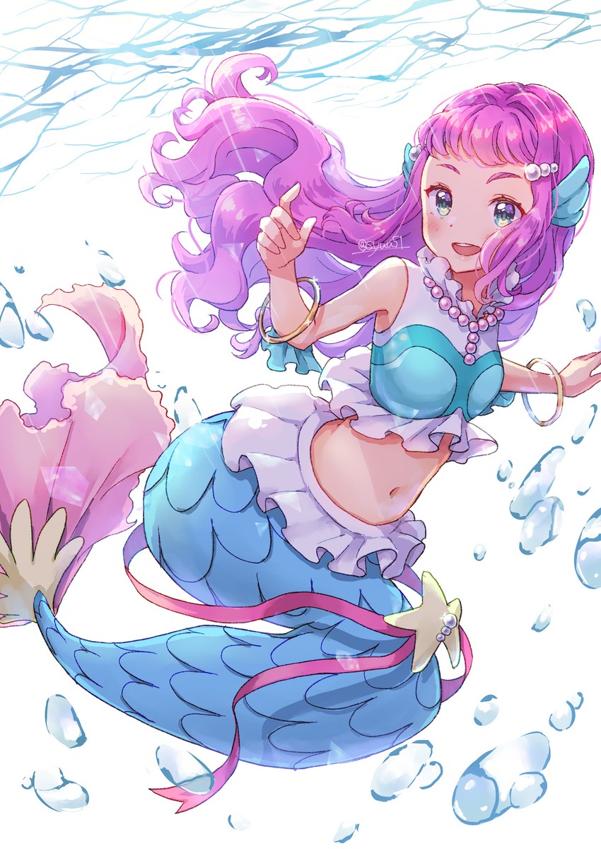laura la mer (precure and 1 more) drawn by hiiragi_syuu