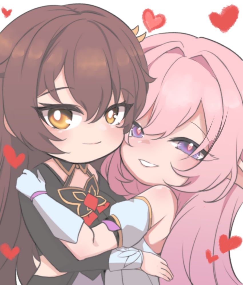 elysia and eden (honkai and 1 more) drawn by satoyukitowa