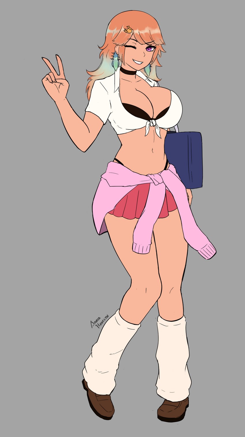 takanashi kiara (hololive and 1 more) drawn by drawfag