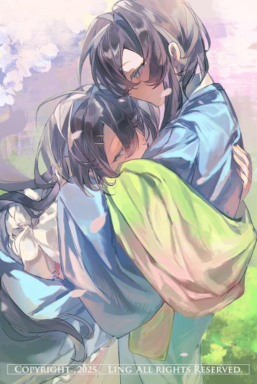 harushiro ryuusei (original and 2 more) drawn by liningne