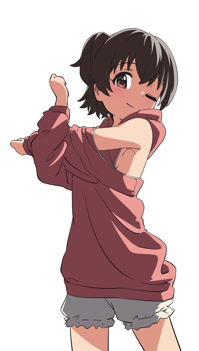 akagi miria (idolmaster and 2 more) drawn by papiyon1297