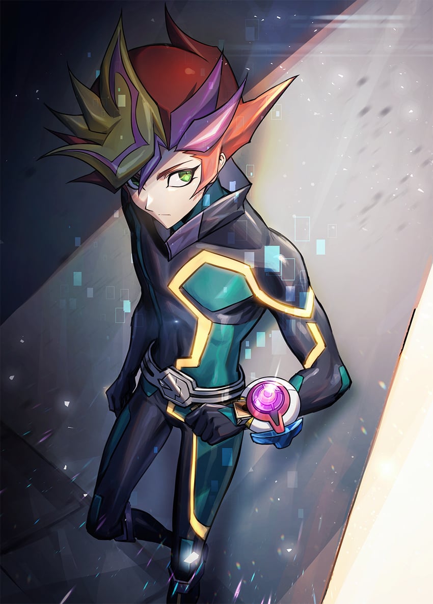 fujiki yusaku and playmaker (yu-gi-oh! and 1 more) drawn by bboockss