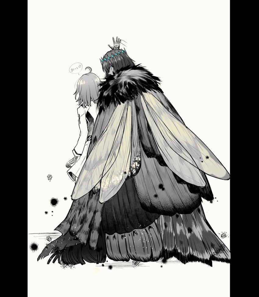 fujimaru ritsuka and oberon (fate and 1 more) drawn by tsu_bakimrro