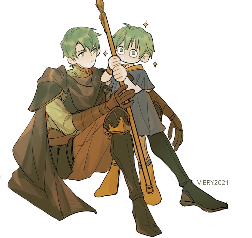 ephraim (fire emblem and 2 more) drawn by julianlynnnn