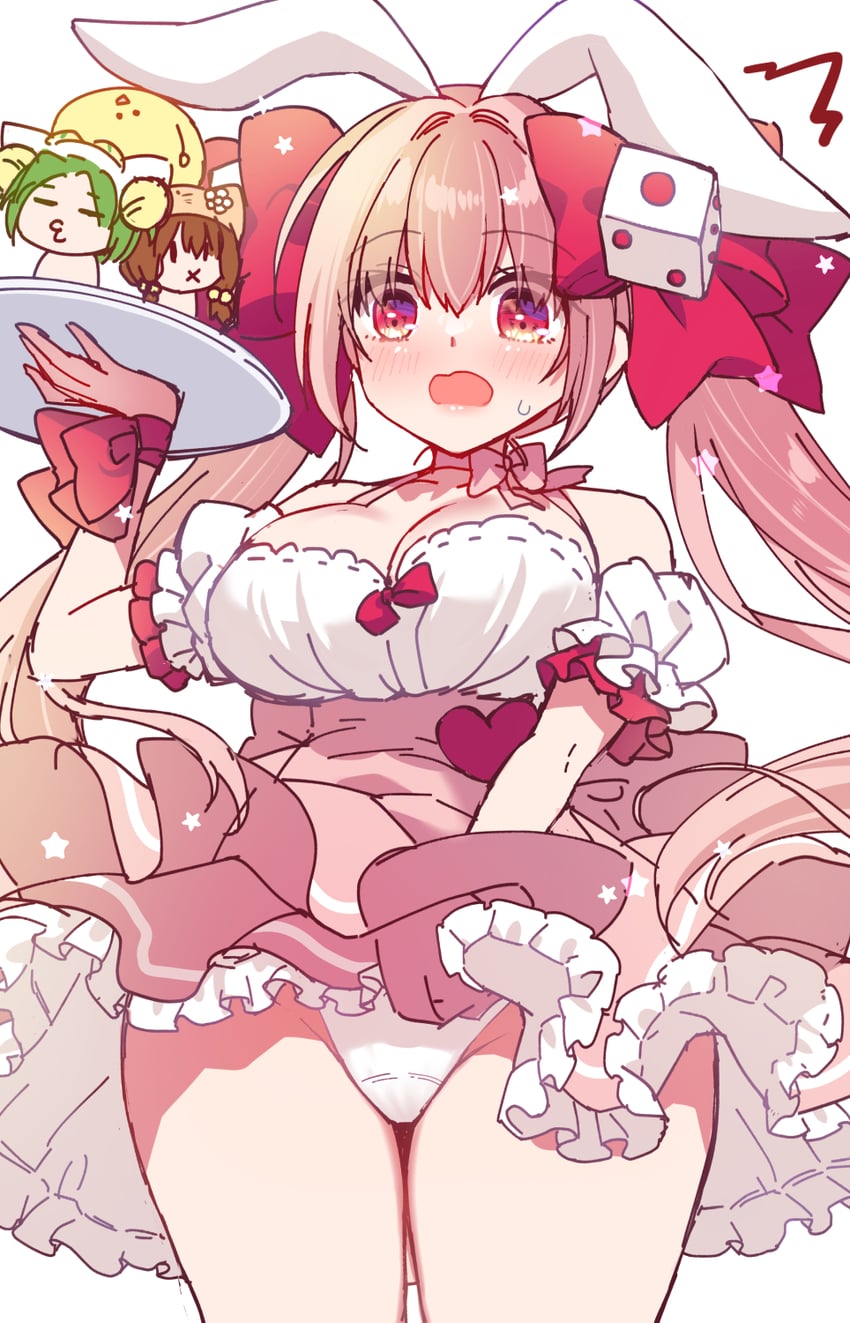 usada hikaru, dejiko, puchiko, and gema (di gi charat) drawn by ringo_sui