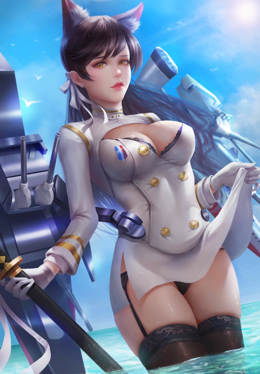 atago (azur lane) drawn by chunhwei_lee