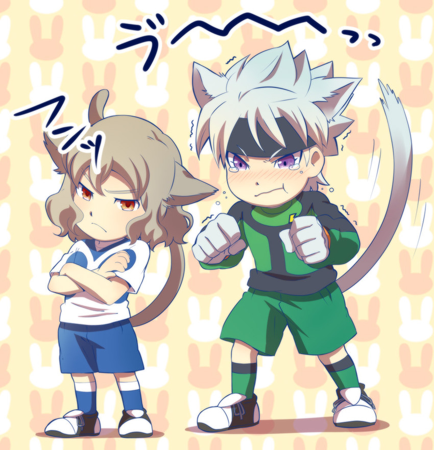 shindou takuto and ibuki munemasa (inazuma eleven and 2 more) drawn by yukihira